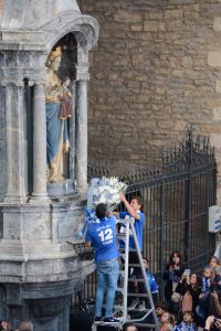 La Virgen Blanca con el Deportivo Alavés