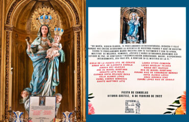 virgen blanca, candelas,