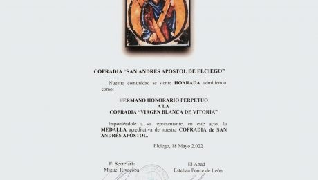 hermano nonorario perpetuo cofradia medalla