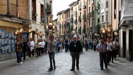 rosario cofrades, rosario, zapateria convento, faroles