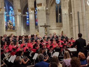 cofradia virgen blanca, coral manuel iradier, banda municipal musica, vitoria-gasteiz, catedral