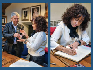 farol institucional, libro de honor