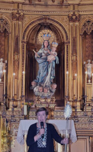 toma posesión nueva abadesa, blanca aguillo