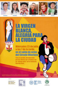tertulia, virgen blanca, alegria ciudad, circulo vitoriano